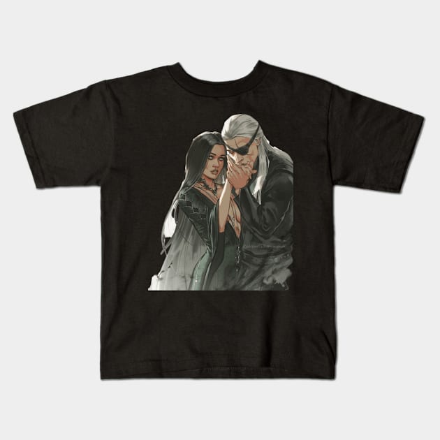 Aemond targaryen Kids T-Shirt by CustomPortraitsWorld